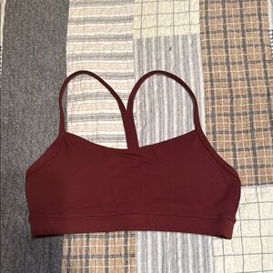 CRZ YOGA Merlot Red Sports Bra